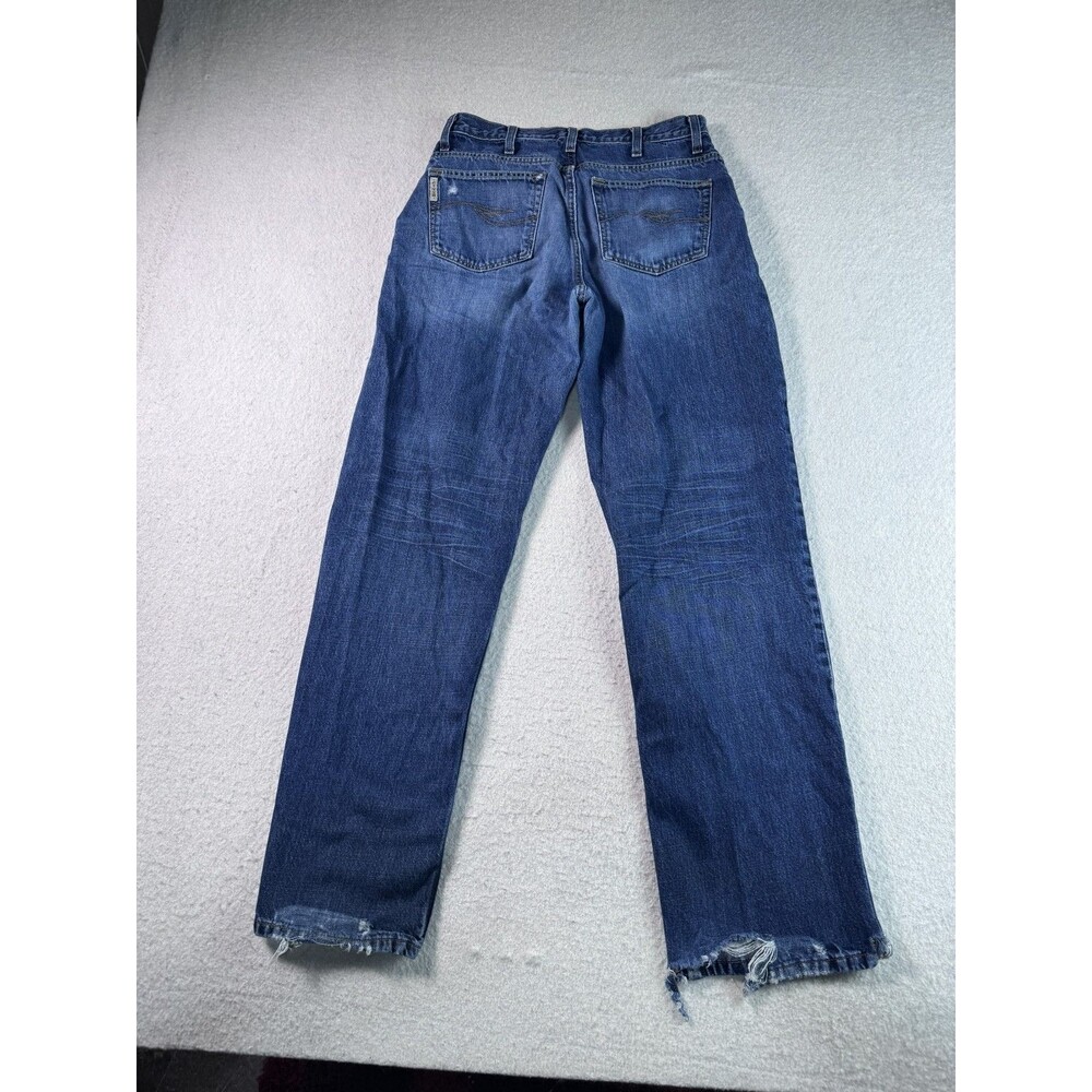 Vintage Cinch Men's Blue Denim Jeans Size 31x34 Straight Leg Made in Mexico 90s